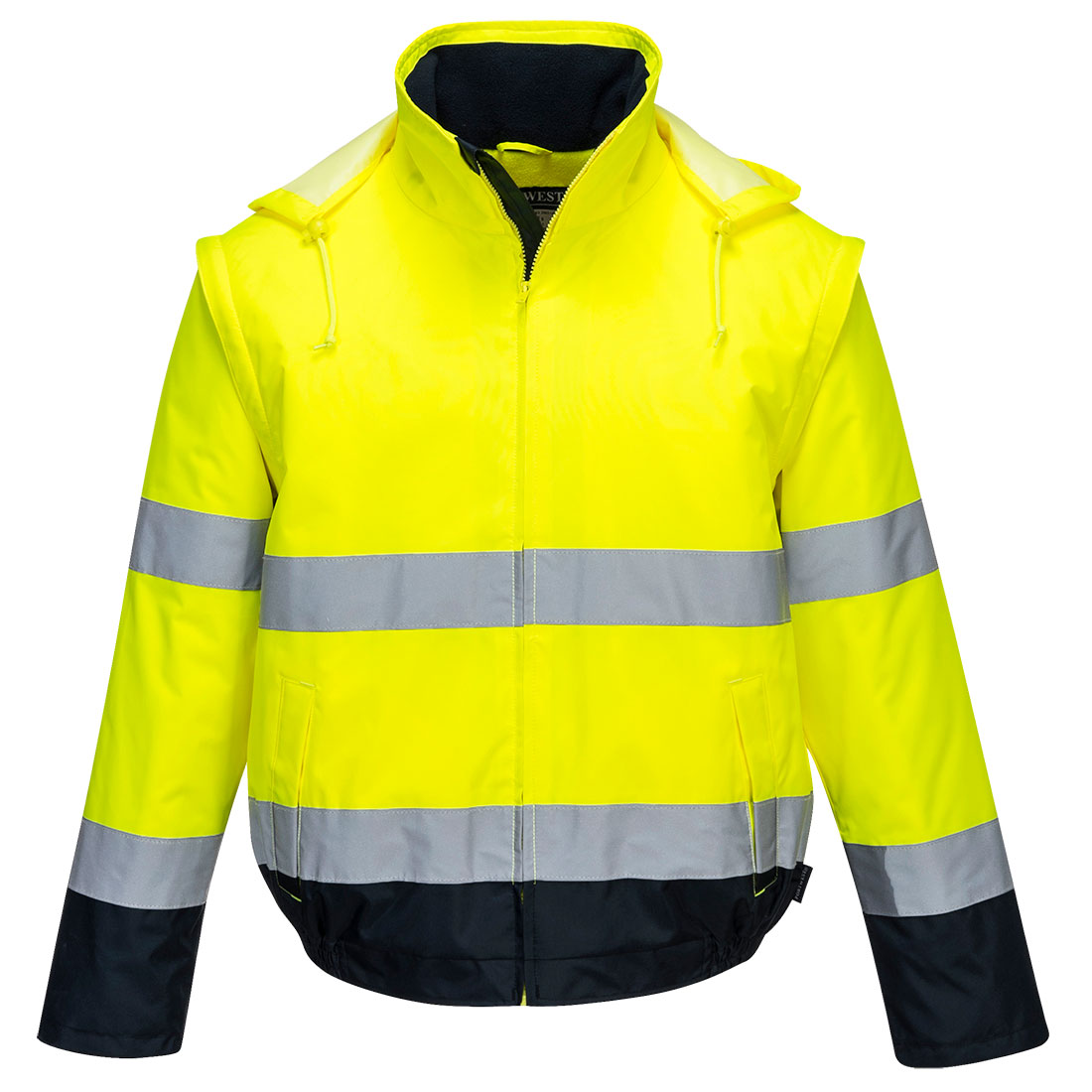 Leichte Hi-Vis Kontrast 2-in-1 Pilotjacke Essential
