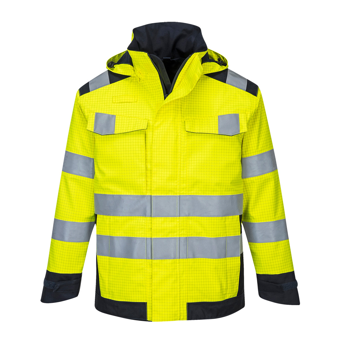 Modaflame Rain + Hi-Vis Multinorm Kontrast FR Jacke