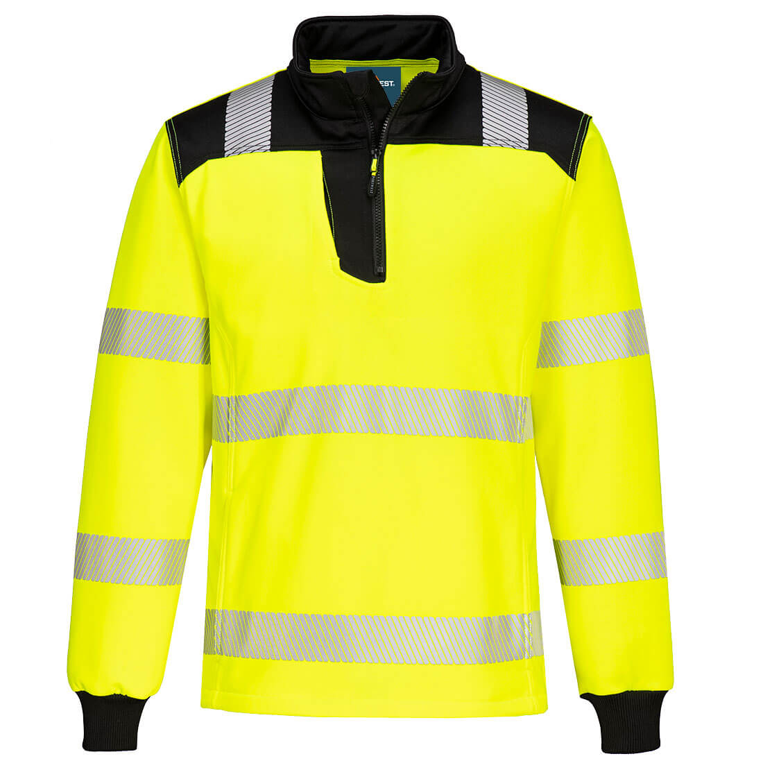 PW3 Hi-Vis Sweatshirt mit 1/4 Reißverschluss