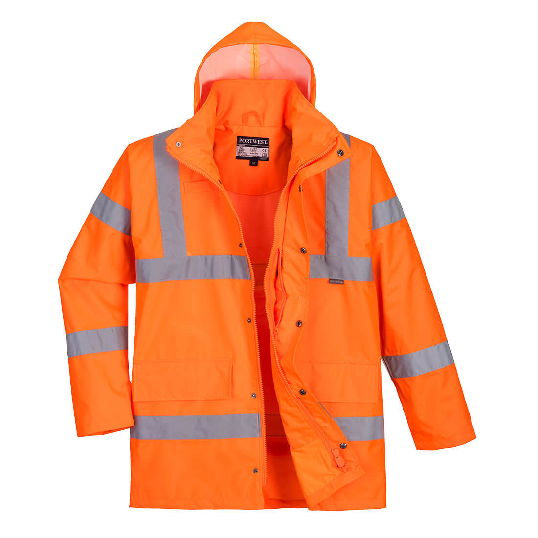 Hi-Vis Regen Verkehrsjacke atmungsaktiv