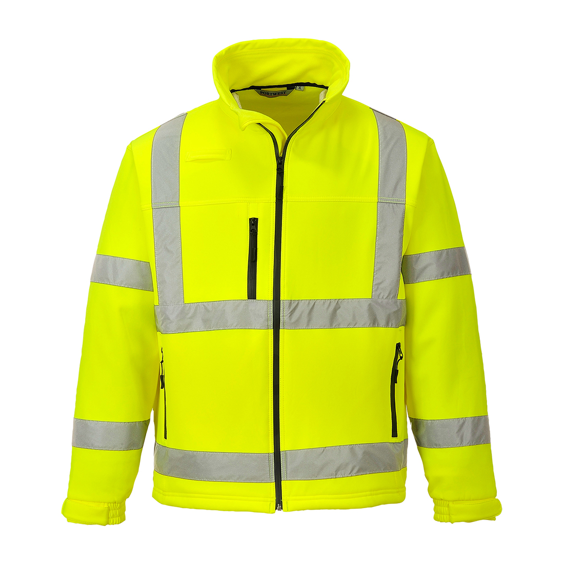 Hi-Vis Klassische Softshelljacke (3L)
